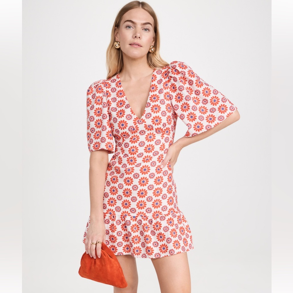 Rhode Mariana Dress in Retro Fleur, size 6
